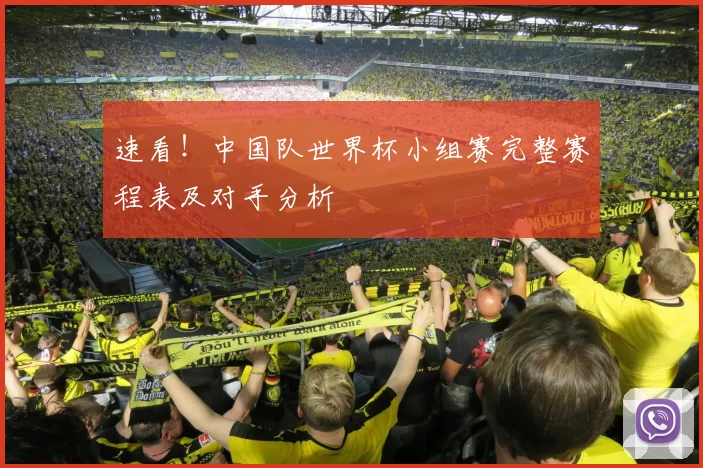 速看!中国队世界杯小组赛完整赛程表及对手分析