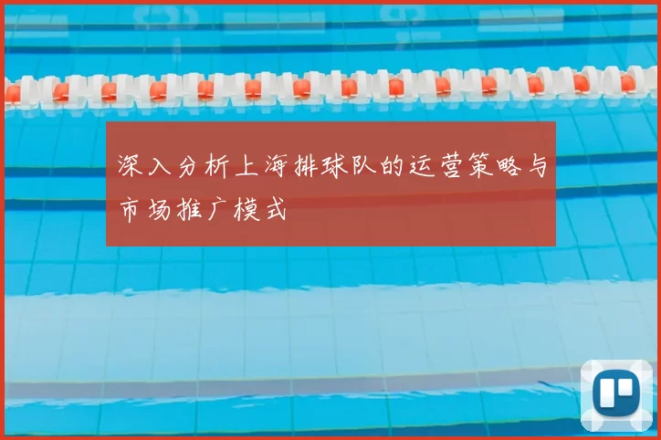 深入分析上海排球队的运营策略与市场推广模式