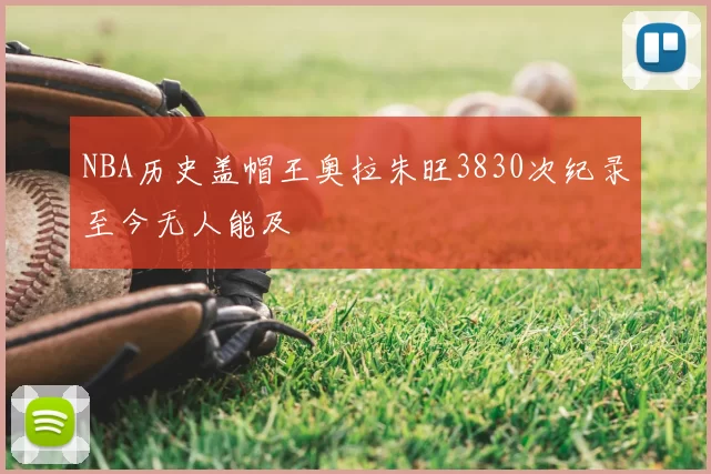 NBA历史盖帽王奥拉朱旺3830次纪录至今无人能及