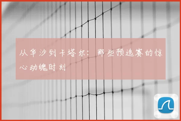 从华沙到卡塔尔：那些预选赛的惊心动魄时刻